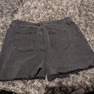 Women's Black Denim Shorts
